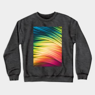 Rain & Fire Abstract Strands Art Crewneck Sweatshirt